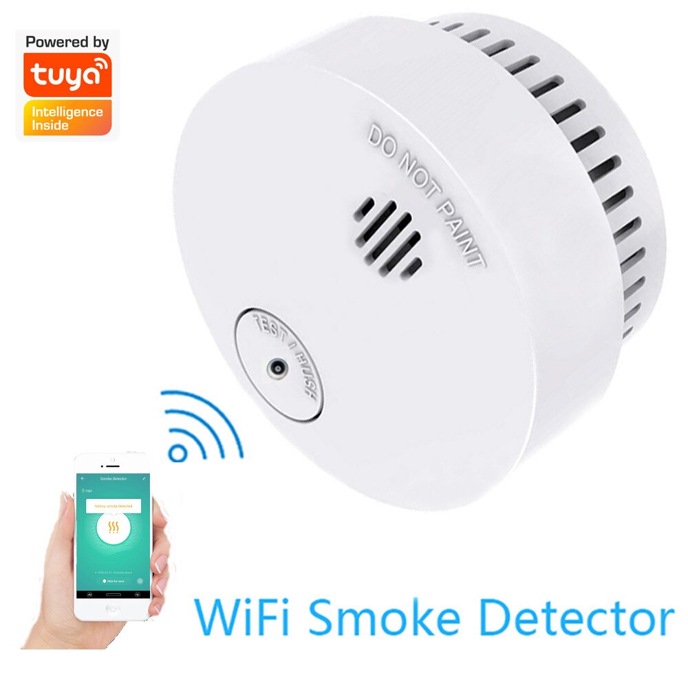 Excellent performace Personal domestic Tuya Smart life fire alarm smoke detector