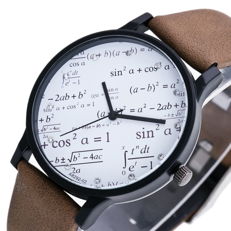 Wiskundige Geometry Elementen Student Horloge Trends Koppels Horloges Mode Persoonlijkheid Koppels Horloges