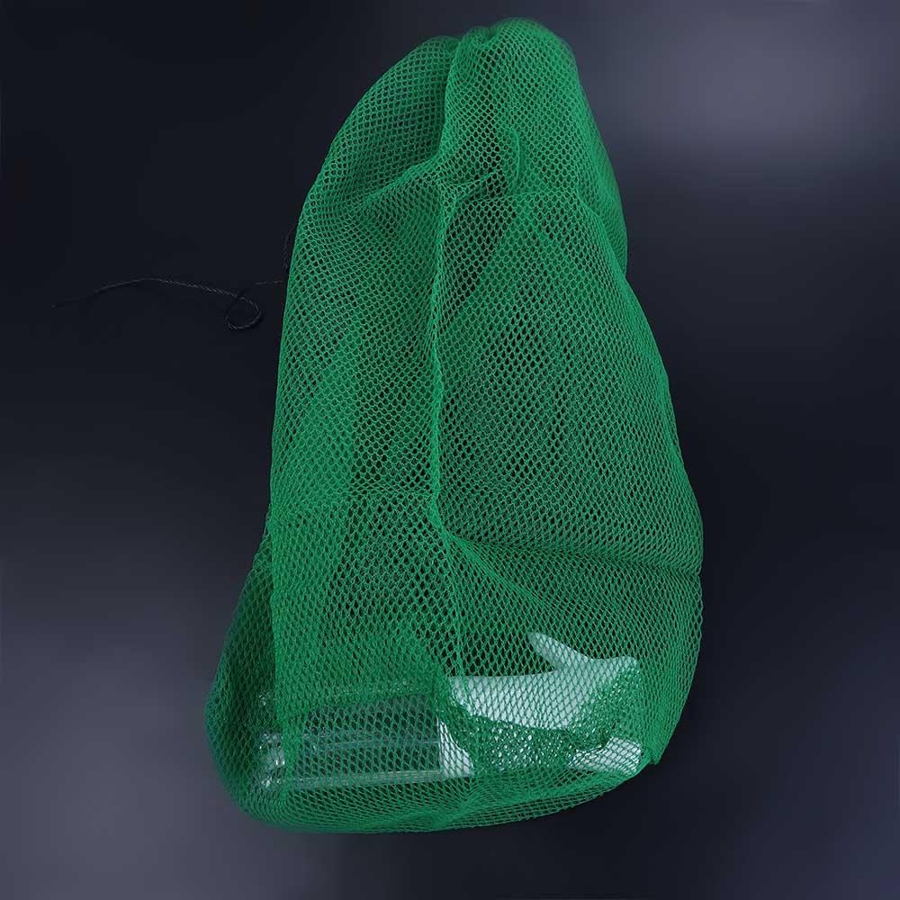Tragbare Angelgerät Kleines Gitter Falten Fischernetz GrüNe Fisch Netze Tasche Nylon Gittergewebe Tasche Gittergewebe Tasche Live Fisch Netze