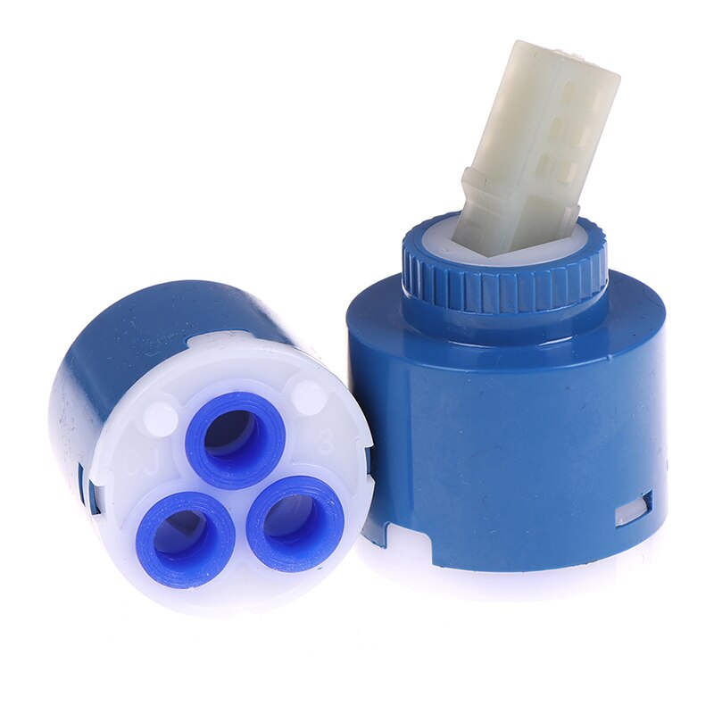 35/40mm Ceramic Disc Cartridge Mixer Faucet Thermostatic Cartridge Faucet Disc Valve PP Plastic Ceramic Cartridges For Mixer