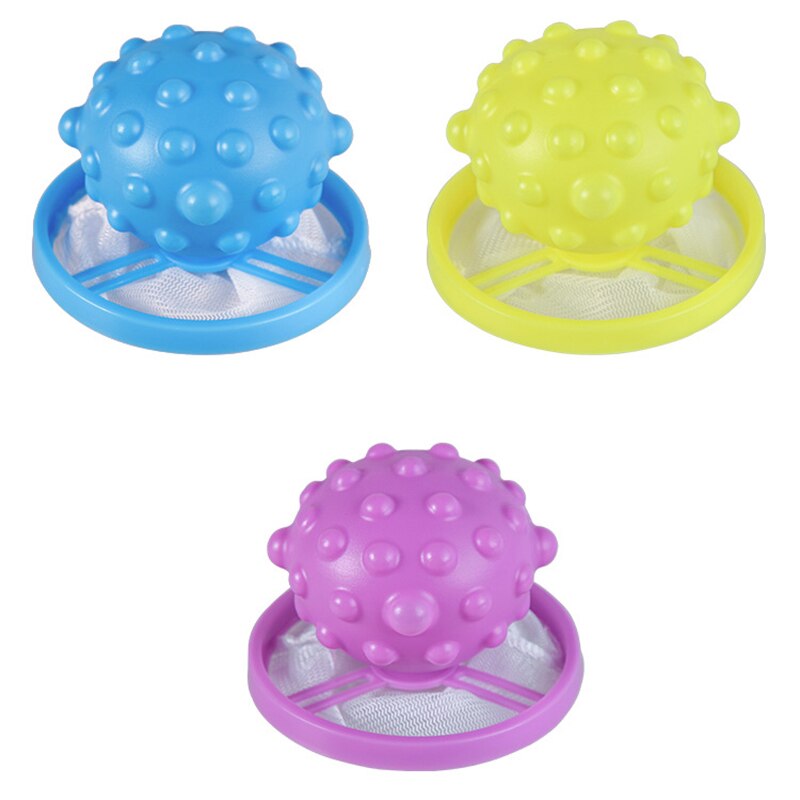 Bathroom Laundry Ball Anti-winding Floating Lint Hair Catcher Washing Machine Hair Ball Suction Hair Remover Decontamination