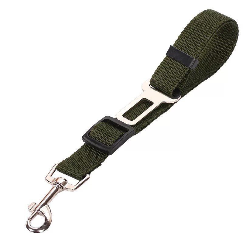 1Pc Huisdieren Honden Katten Puppy Car Seat Veiligheid Belt Verstelbare Harnas Reizen Riem Lood Voertuig Hond Veiligheidsgordel Dierbenodigdheden LCL02: Green