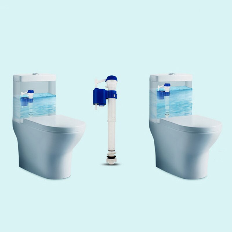 Toilet Bottom Inlet Entry Fill Valve Push Button Dual Flush Cistern HD
