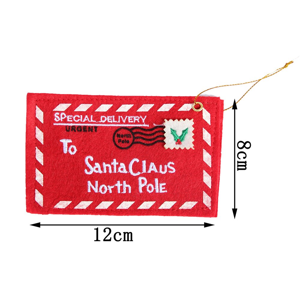 Kerst Envelop, Snoep Zak, Kaart Tas, Kerstboom Hanger, Kerst Levert Kerstcadeaus Kerst Decoratie: Fluorescentie Geel