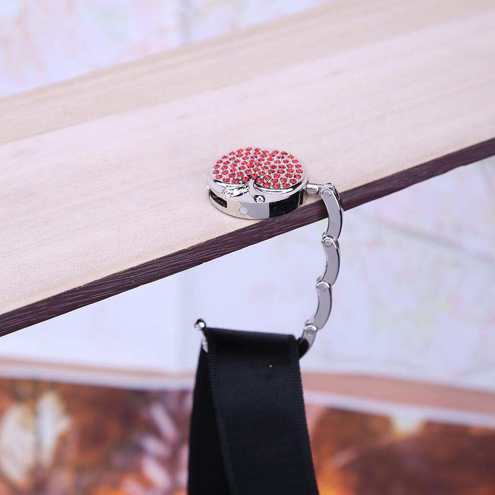 Portable Handbag Hook Metal Foldable Bag Purse Hook Handbag HangerBag Desk Multiple Bag Desk Hanger Purse Bag Hook Holder