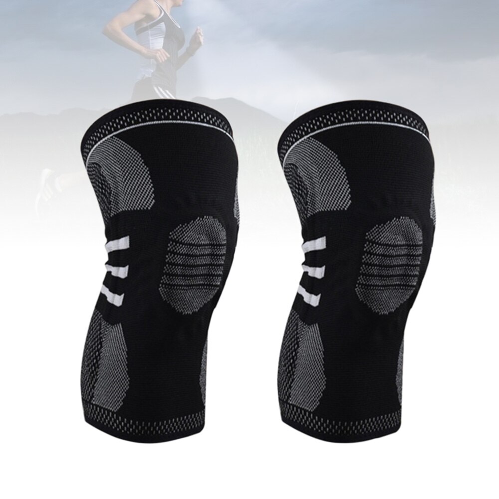 Enkele Absorberende Nylon Knie Ondersteuning Braces Voor Outdoor Activiteiten Basketbal Voetbal