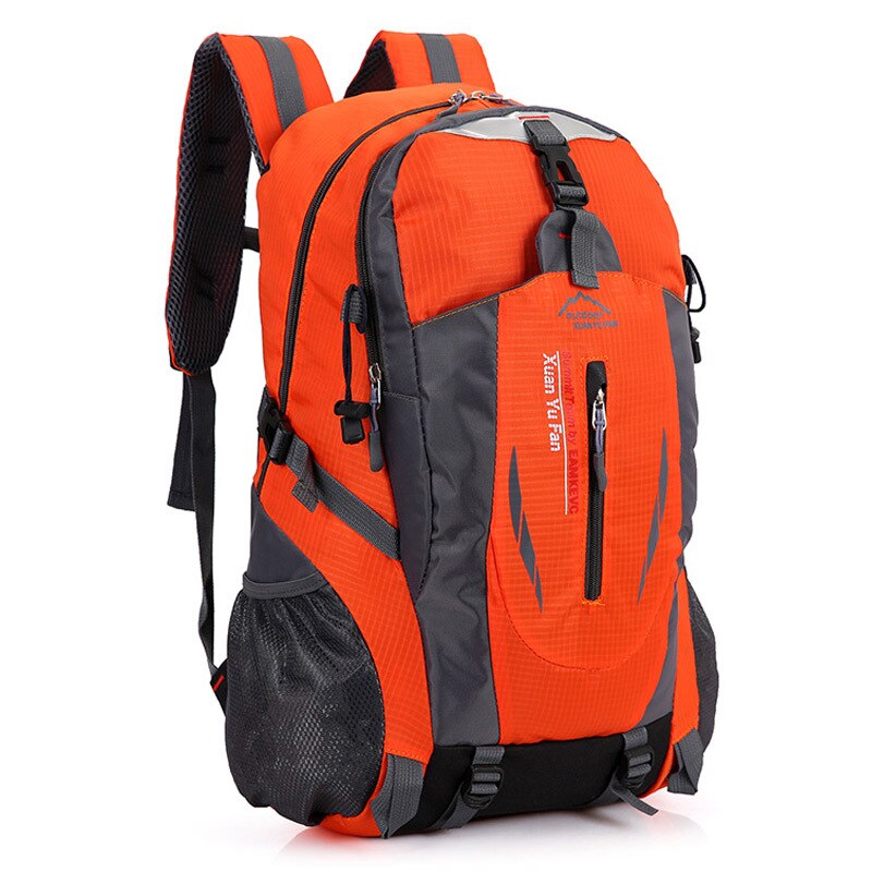 40LBackpack Outdoor Sport Backpack Mountaineering Backpack Men and Women Backpack Leisure Travel Backpack 40L for Mountain Bike: ORANGE