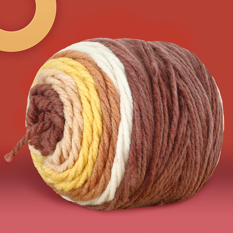 200G/Ball Hand Geweven Wol Diy Handgemaakte Gebreide Zachte Sjaal Hoed Trui Gehaakte Dikke Wol Voor Hand breien