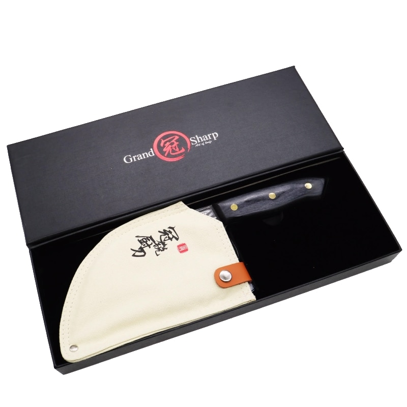 Kokkekniv håndlavet kløvekniv højkulstofbeklædt stål fuld tang køkkenknive slagter udskæring fileteringsværktøj håndsmedet