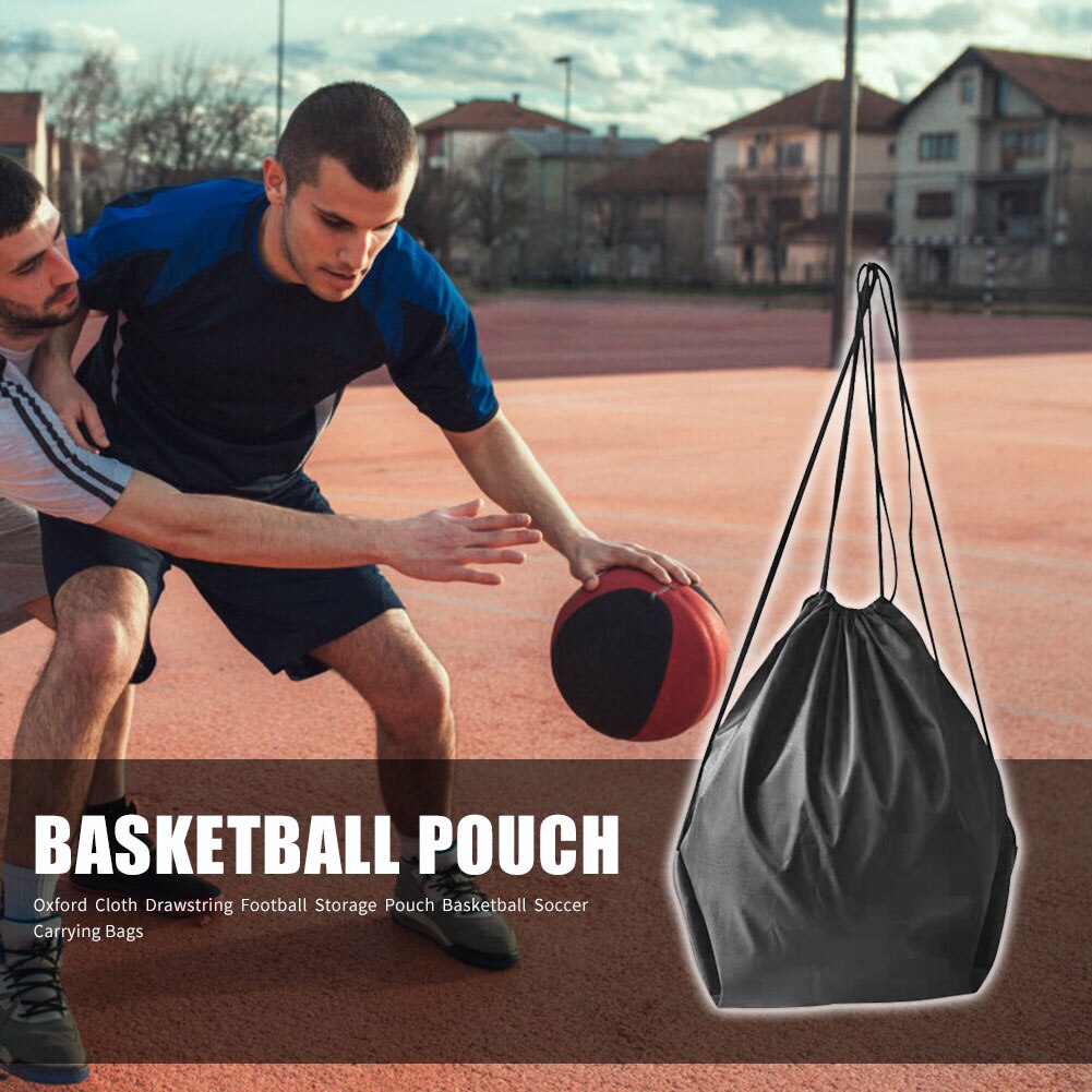 Basketball-, fußball- und volleyball-tragetaschen mit kordelzug für indoor-sport und dekoration