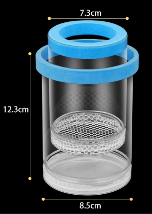 Boîte d'élevage Guppy, incubateur d'aquarium, petit poisson, salle d'accouchement, boîte d'isolation de Suspension, accessoires de réservoir d'aquarium: vert clair