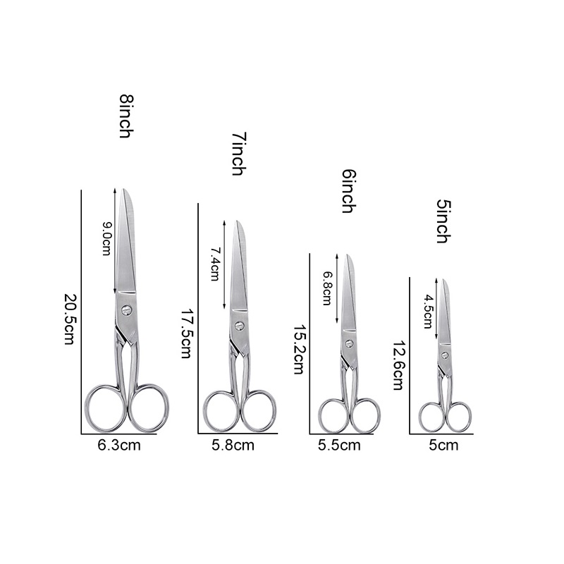 Tijeras para ropa, tijeras de costura de acero inoxidable, herramienta cortadora de tela, tijeras de sastre para el hogar DIY para de ropa