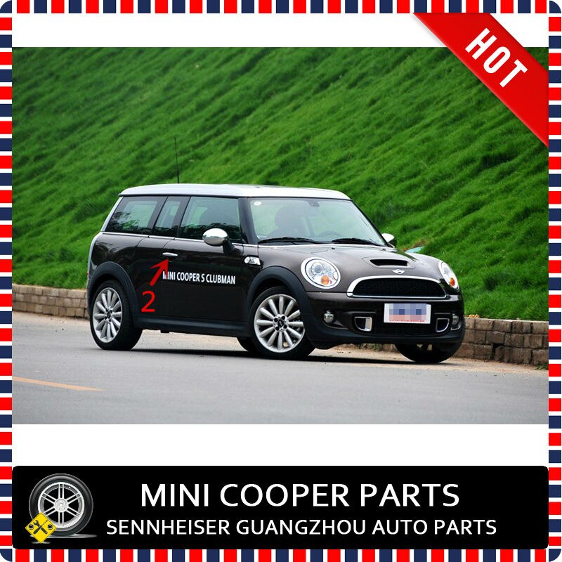 Black ABS classic mini cooper clubman R55 door handle cover (4 pieces/set)