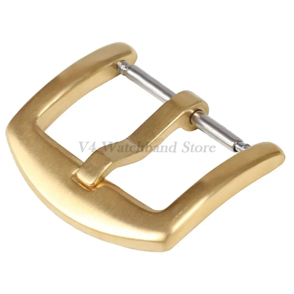 fast spenne metall klokkereim spenner rustfritt stål klokkerem lås nål knapp 16mm 18mm 20mm 22mm 24mm klokketilbehør: P24/60 #