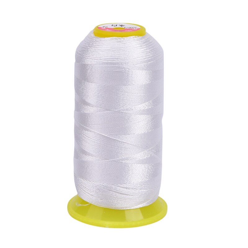 1200 yards industriel overlock-symaskine polyestertråd: Hvid