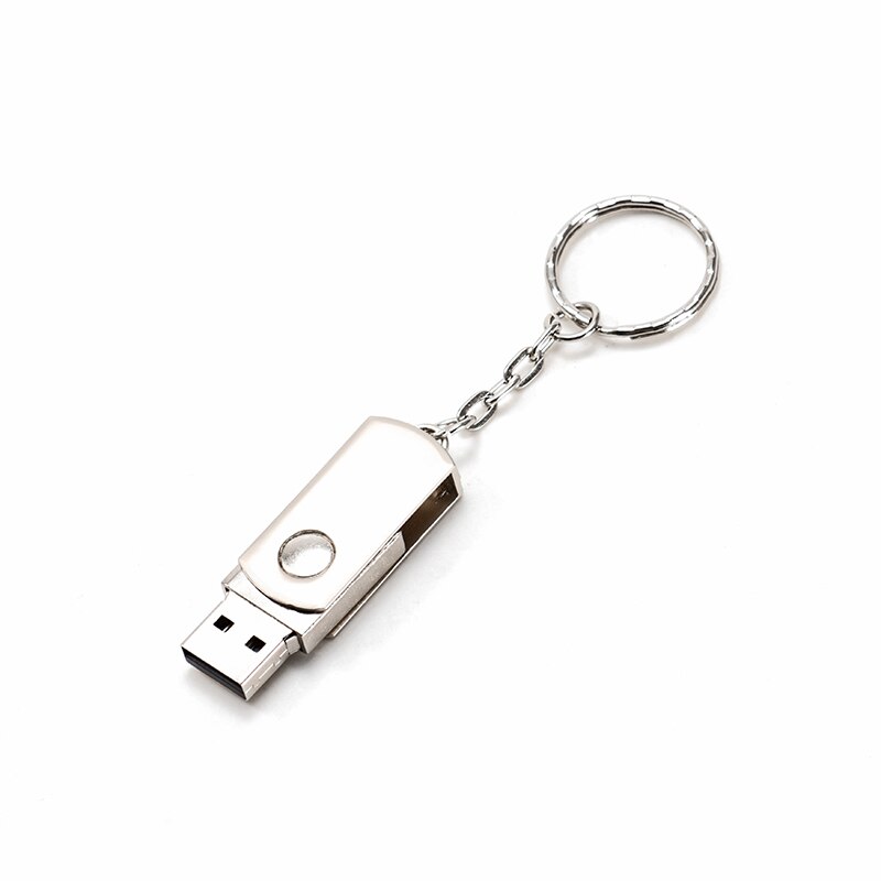 Rvs Usb 2.0 Pen Drive 256Gb 128Gb Usb Flash Drive 16Gb 32Gb 64Gb Pendrive usb Stick Met Sleutelhanger Flash Drive: 4GB / Silver