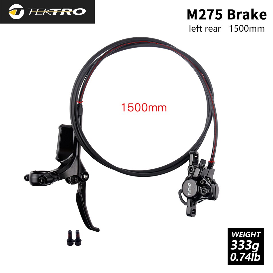 Tektro HD-M275 Hydraulische Schijfrem Mtb Fiets Voor/Achter Remmen 800/1500Mm Mountainbike Rem Onderdelen