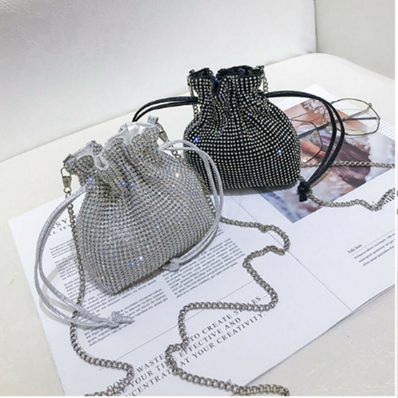 Mini pochette en diamant pour femmes, sac à main de soirée, de mariée, de bal, à la ,
