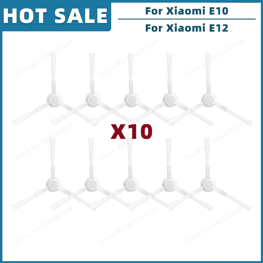 Piezas de repuesto accesorios para Xiaomi Robot Vacuum E10 E12 E10C C103 Mijia 3C Plus / 3C Pro, cepillo lateral principal, filtro, mopa: Naranja