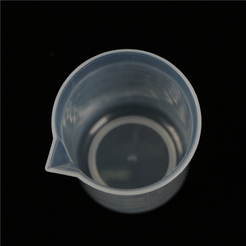 2x 100mL Clear Plastic Graduated Measuring Cup Jug Beaker Kitchen Lab Tool Chemistry Learning Stationery Laboratory Supplies