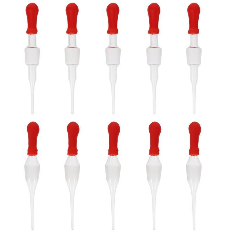 10pcs Glass Droppers Dropping Pipettes Laboratory Pipettes Liquid Pipettes