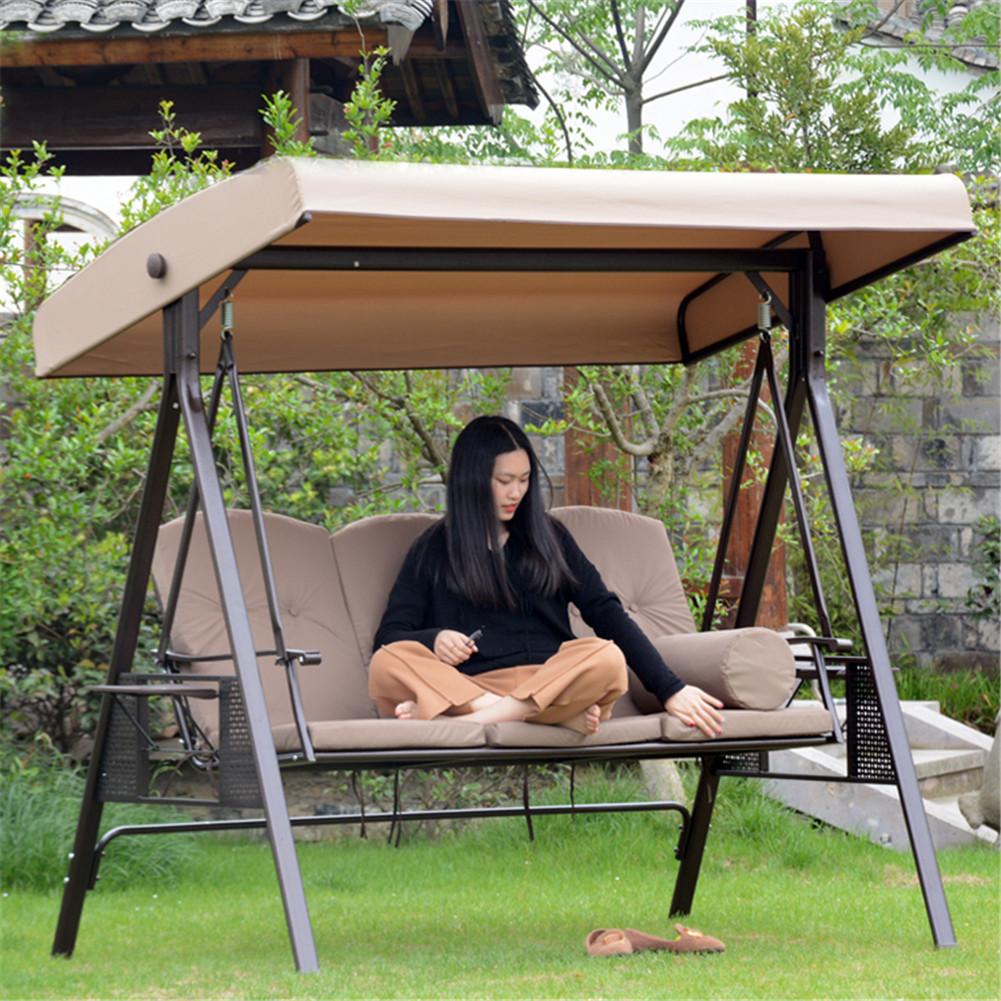Canopy Swings Garden Courtyard Outdoor Swing Chair Canopy Summer Waterproof Roof Canopy Replacement Swing Chair Awning
