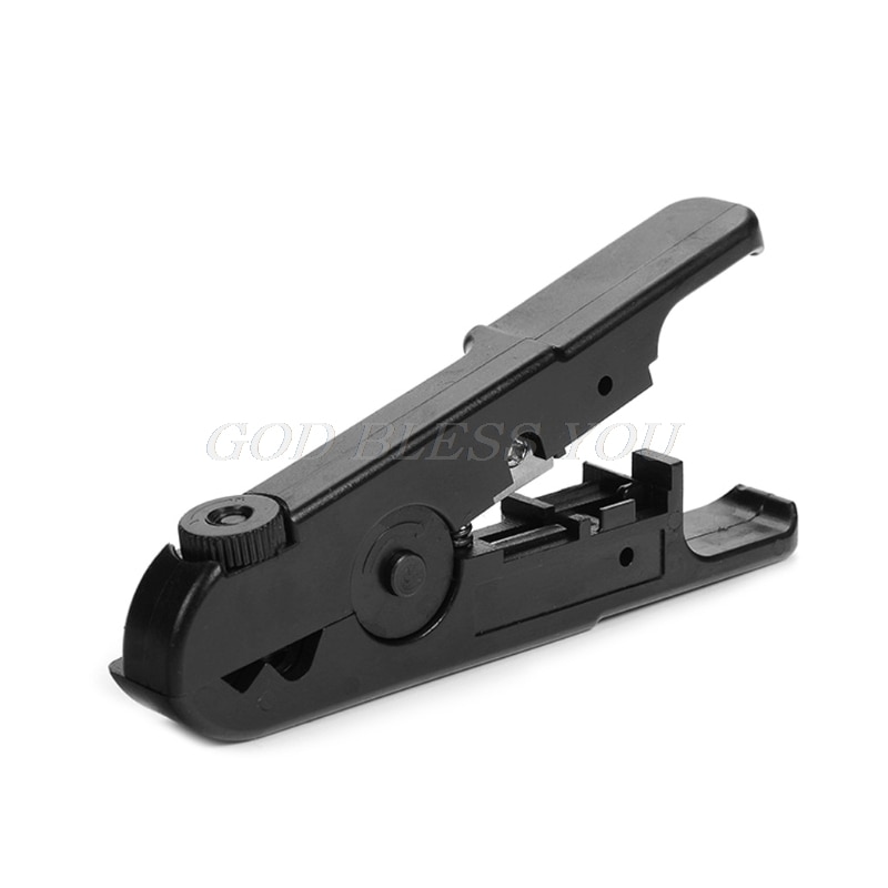 RJ45 RJ11 Cat6 Cat5 Punch Down Network LAN Cable UTP, pelacables, alicates de corte, negro/gris, triangulación de