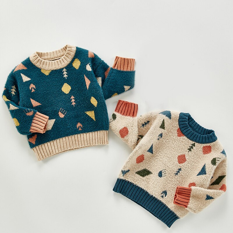 Sodawn Herfst Wnter Leuke Trui Tops Kinderen Bovenkleding Baby Meisje Kleding Baby Boy Kleding Voor 6-24M