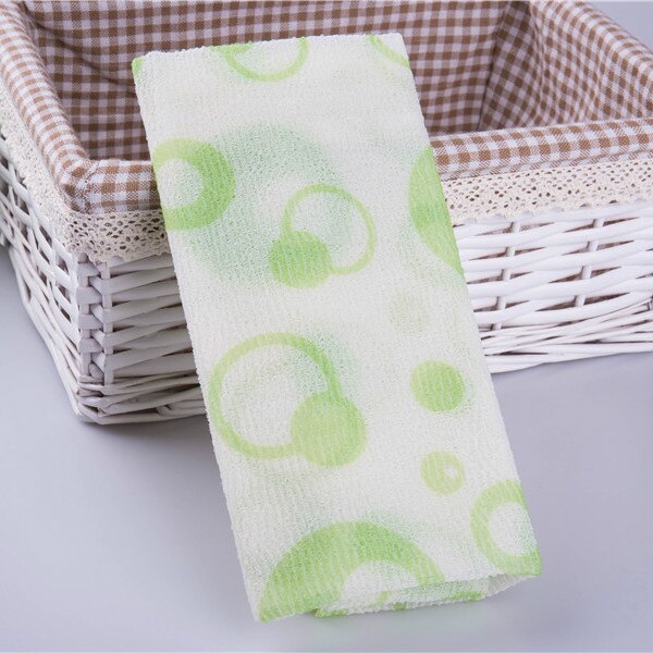 1 stuk handige textuur nylon washandjes handdoeken dames badjassen draagbare handdoek dames dames snel drogend: Q