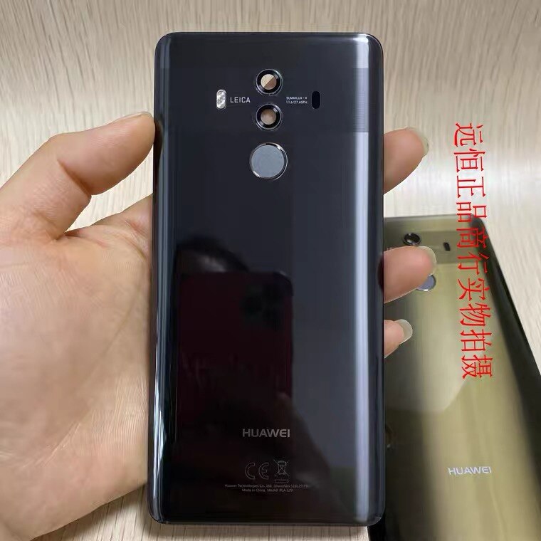 Boîtier arrière de batterie pour Huawei mate 10 pro, avec capteur d'empreinte digitale, kits d'accessoires