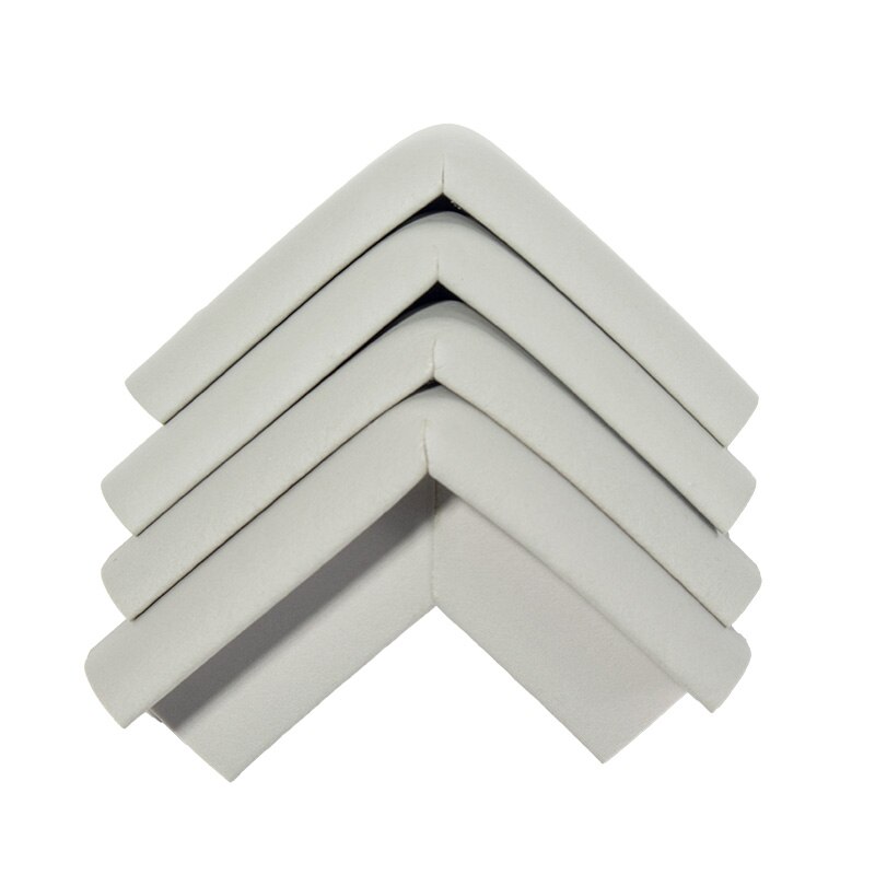 4/8Pcs Child Baby Safety Silicone Protector Table Corner Edge Protection Cover Children Anticollision Edge & Guards: gray 4pcs