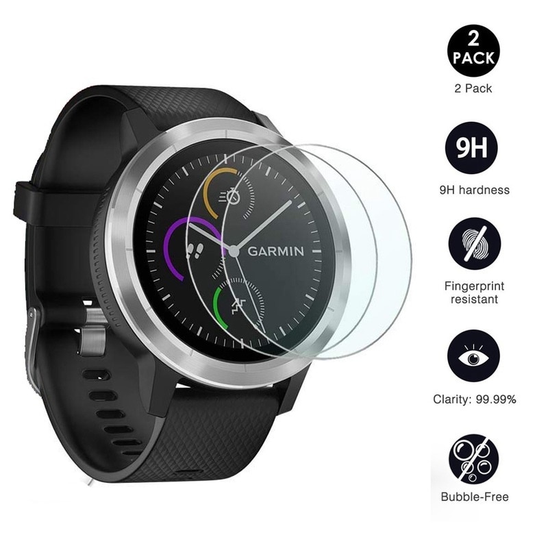 2 sztuk/partia szkło hartowane dla Garmin Fenix 5 5s Vivosport Vivoactive HR 3 podejście S60 S6 folia ochronna
