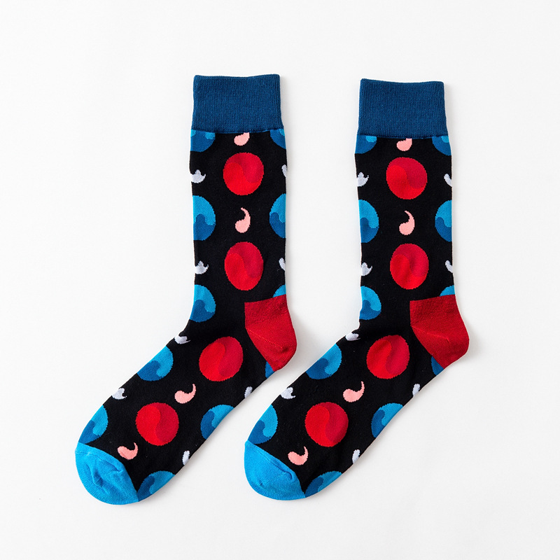 Cool estilo callejero de Harajuku Crazy Cartoon divertido mujeres Casual calcetines hombres cortos calcetines de hip hop hombres novedad feliz algodón colorido Socs: blue Gossip 04