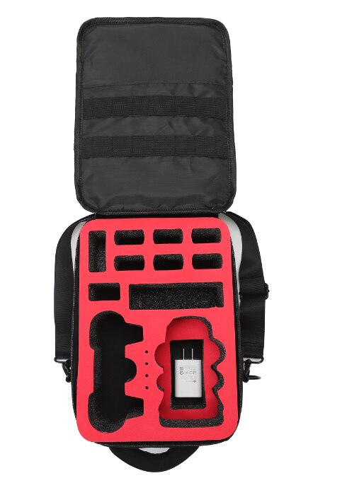 Mavic mini 2 bolsa de ombro de armazenamento portátil, à prova d&#39;água, capa de carrinho de viagem, para dji mavic mini 2, acessórios para drones: Vermelho