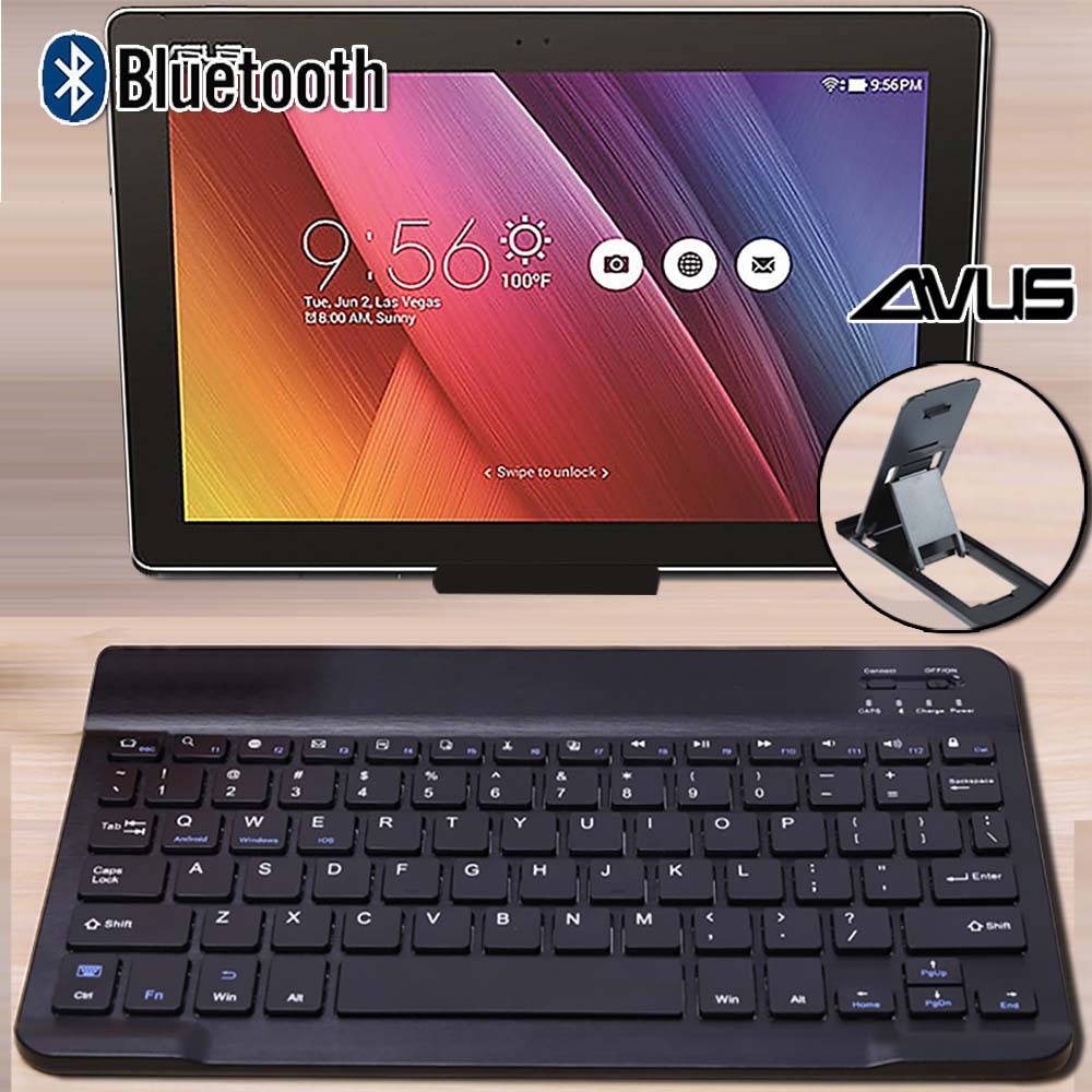 Ultra Sottile Tastiera Senza Fili di Bluetooth per Asus MEMO Pad 10/MEMO Pad Intelligente 10 10.1 &quot;/ZenPad 10/ZenPad 3S 10 9.7&quot; Tablet Tastiera