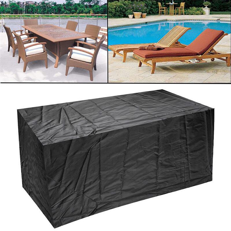 Rectangular Garden Patio Rain Dust Cover Outdoor Waterproof Sofa Table Chair Bench Furniture Cover J2Y
