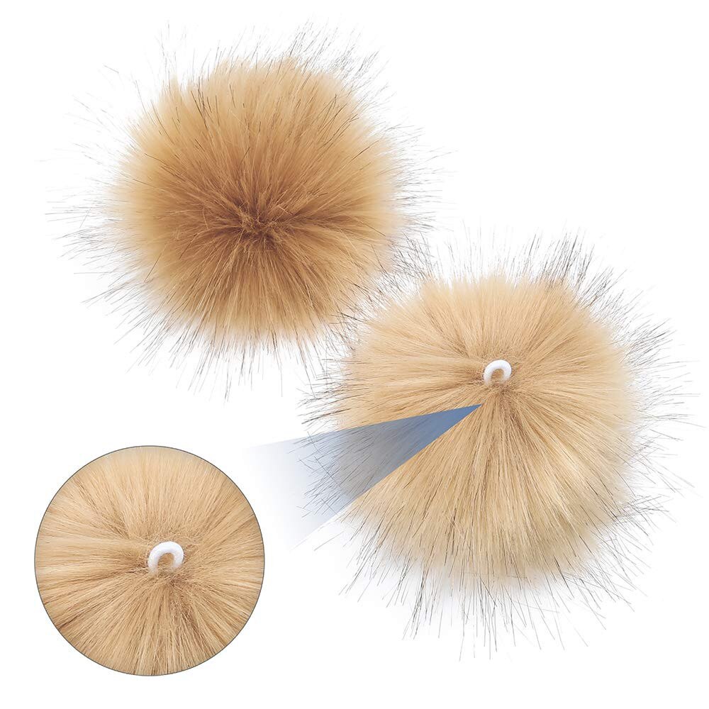 DIY Faux Fur Pluizige Pompom Bal voor Hoeden Schoenen Sjaals Sleutelhangers Bag Charms Vrouwen Hoed Schoenen Accessoires Sleutelhanger