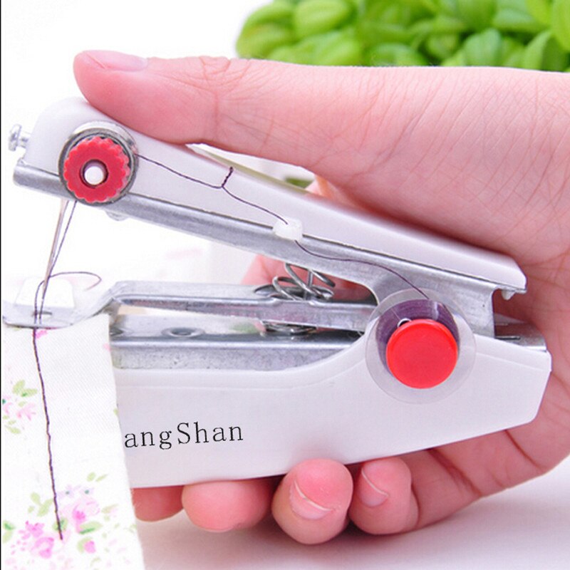 Portable manual walking foot sewing machine needlework Cordless Hand-Held Clothes Fabrics sewing tools accessories