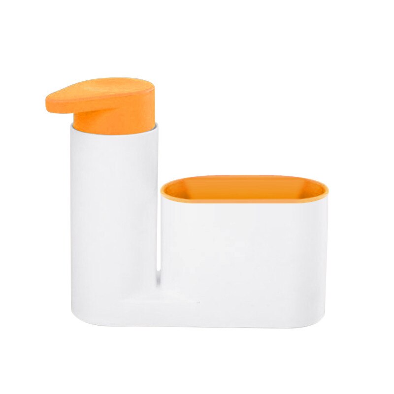 Kitchen Bathroom Organizer Racks Soap Dispenser Detergent Bottle Pool Cleaning Kit Shower Organizer Shelf Basket XNC: Orange