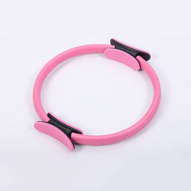 Pilates Ring Magic Fitness Circle - Exercise Resistance Equipment for Toning &amp; Sculpting Inner Outer Thighs Abs and Legs: Pink