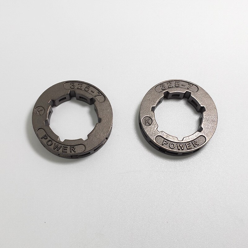 2Pcs Werkzeug Teile Metall Kettensäge Ersatzteil Kettenrad Rand Power Mate.325-7T Für kettensäge Ersatz