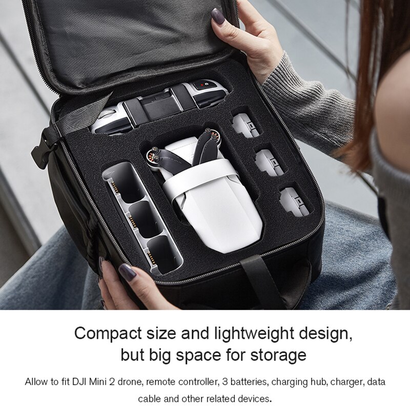 STARTRC Mavic Mini 2 custodia impermeabile custodia per il trasporto borsa a tracolla singola per accessori DJI Mavic MINI 2