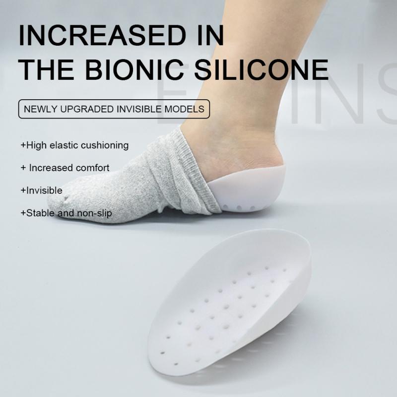 1 paar Schuh Einlegesohlen Atmungs Halbe Einlegesohle ErhöHenne Hacke Einfügung Sport Schuhe Pad Kissen unisex 2-4cm Höer erhöHenne Einlegesohlen
