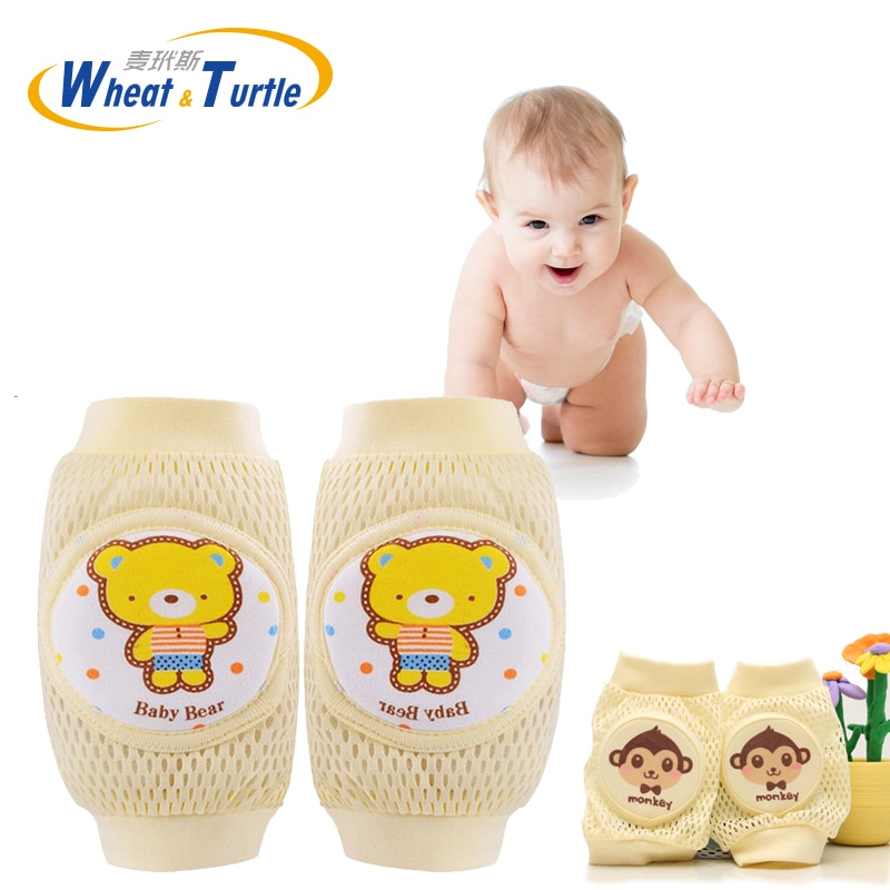 Baby Knee Pads Cartoon Baby Safety Crawling Elbow Cushion Toddlers Knee Pads Protective Gear
