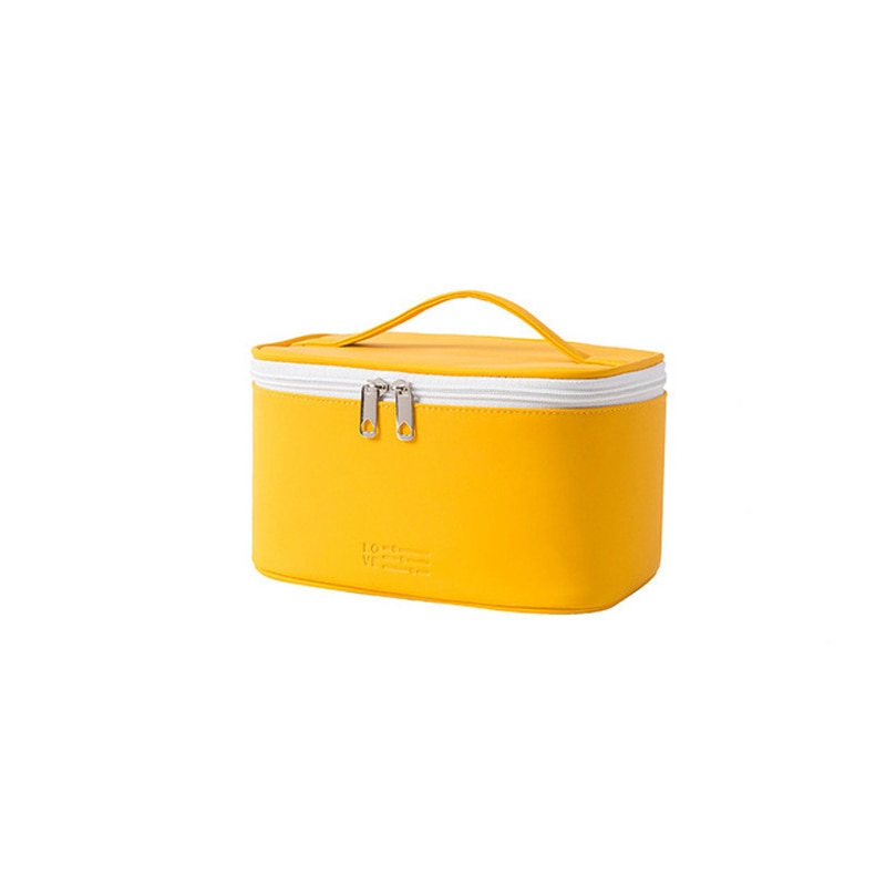 Reise Kosmetik tasche Frauen wasserdicht nette candy farben make-up taschen tragbare speicher Machen up Tasche Organizer: A5