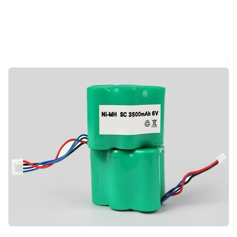 2pcs 6V 3500mAh NI-MH Rechargeable Robotic Vaccum Cleaner Battery for Ecovacs Deebot Deepoo D62 D63 D65 D66 D68 D77