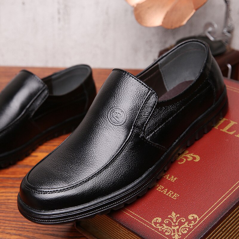 Mænd business casual sko skridsikker åndbar første lag herre sko mænd mænd loafers zapatos de hombre