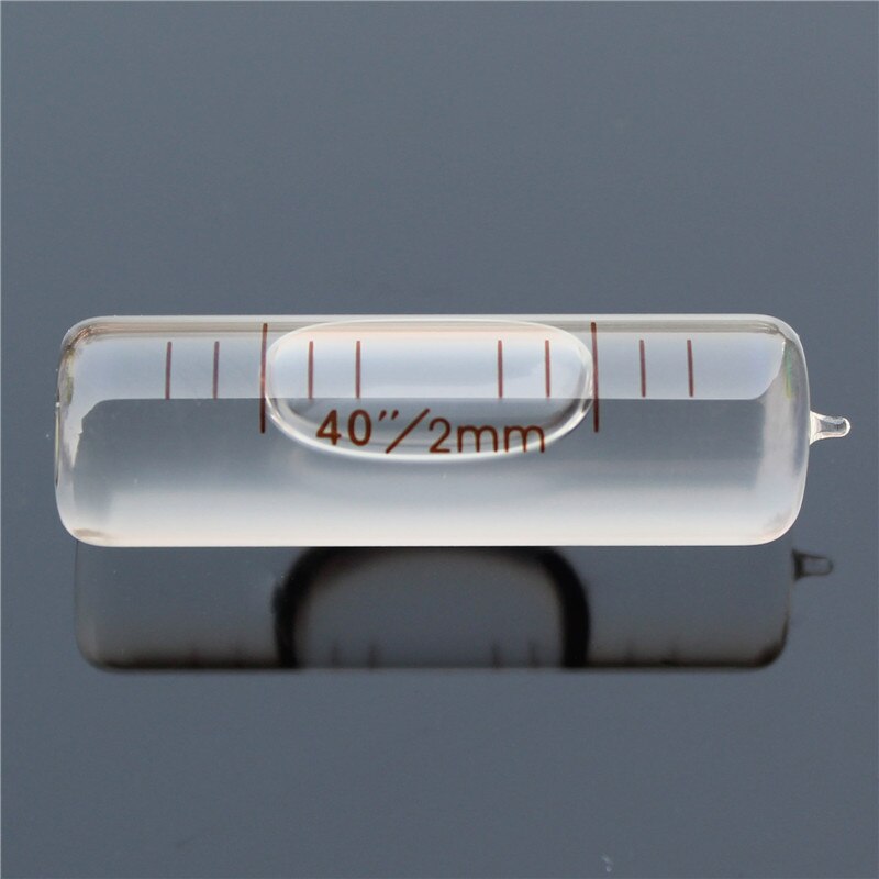 Högprecisionsglasrör horisontell bubbla totalstation teodolittillbehör vattenpass zbubbla diameter 10mm: 10 x 35(0.2)