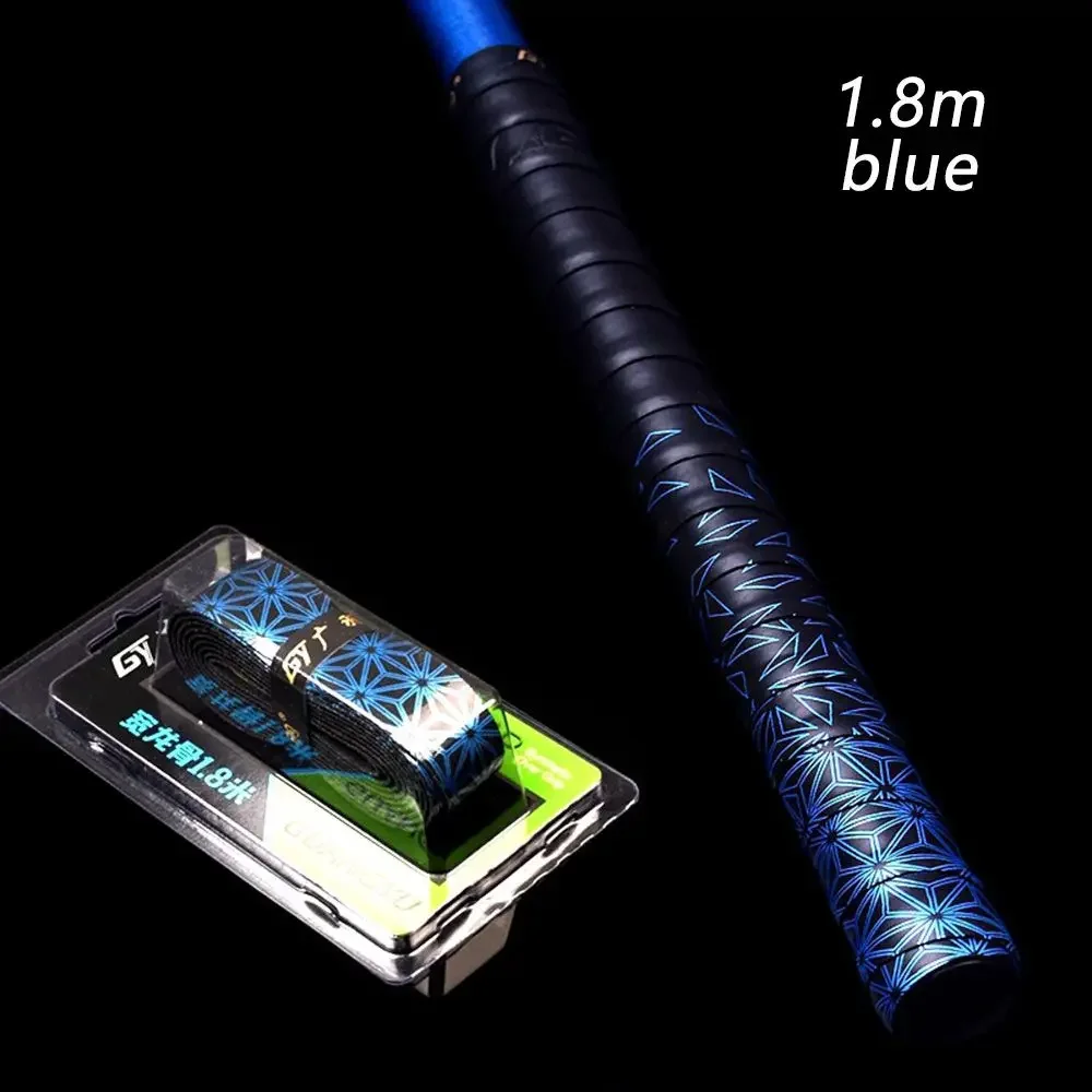 1.8m Thicken Tennis Squash Racket Windings Over Bicycle Handle Fishing Rod Sweatband Anti-slip Band Sweat Absorbed Grip Tape: WHITE