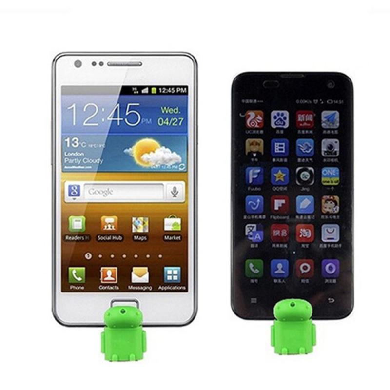 Android OTG Robot Testa di Conversione Usb Tablet Del Telefono Mobile U Disco Collegamento V8 lettore di Schede Portatile Cavo Adattatore USB TXTB1